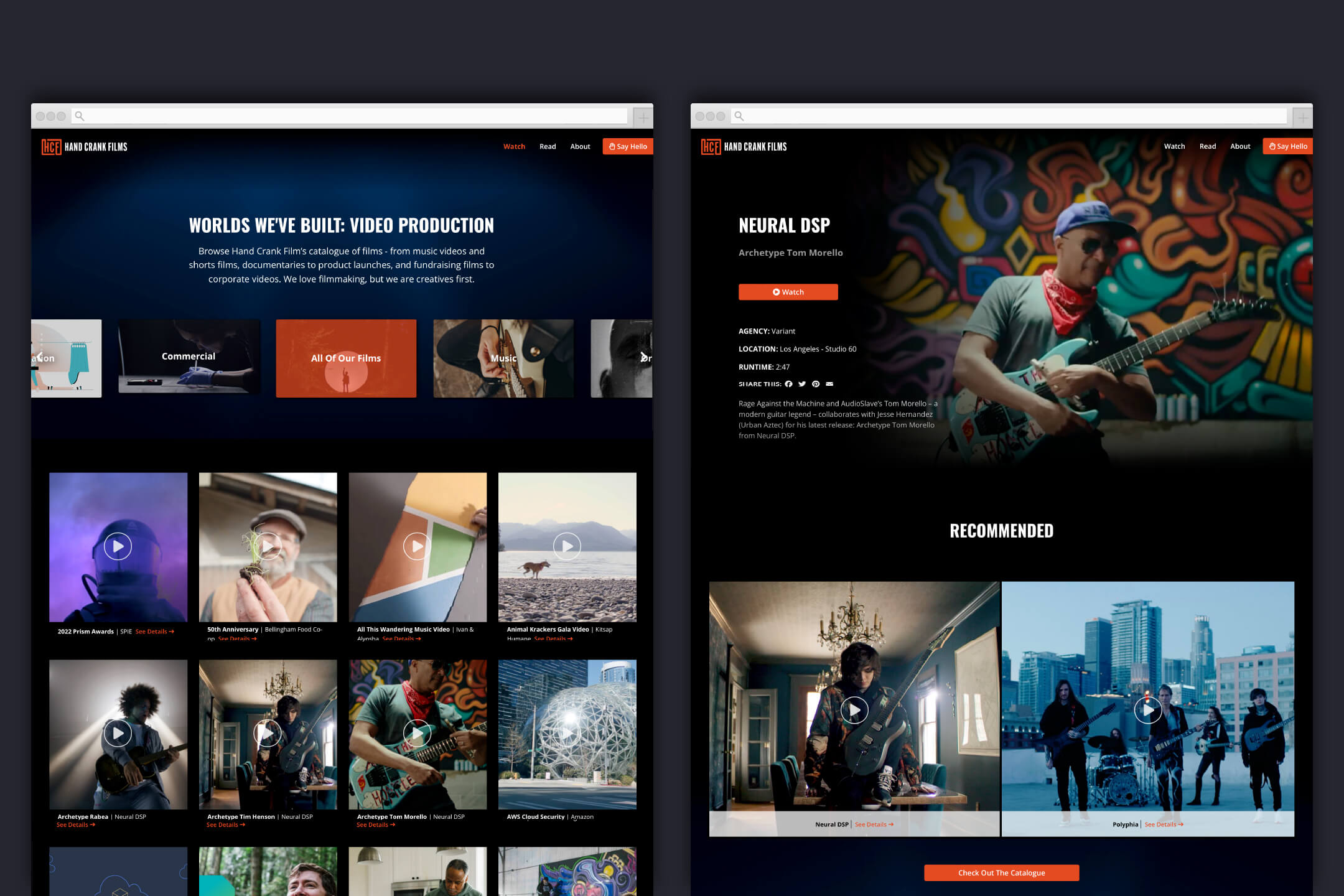 Hand Crank Films - Watch Section