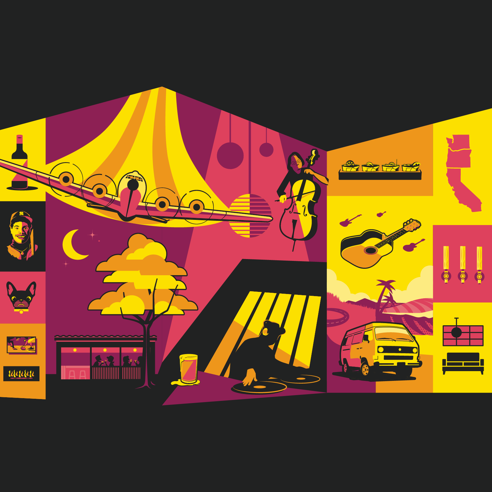 JUXT Taphouse - Cocktail Label