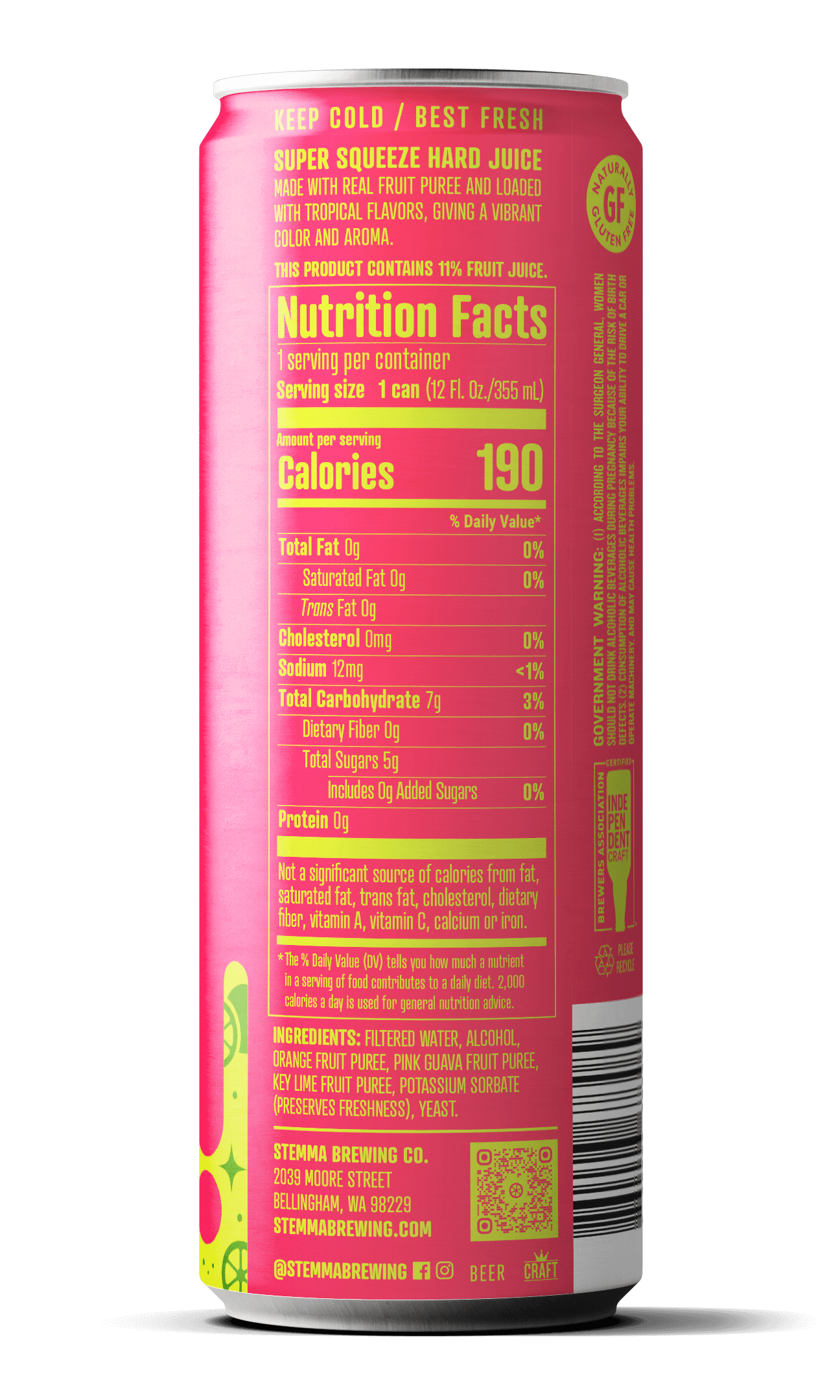 Stemma Brewing Super Squeeze - Orange, Guava, Key Lime