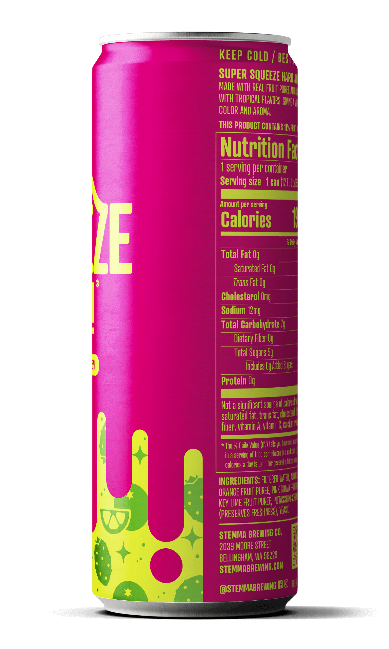 Stemma Brewing Super Squeeze - Orange, Prickly Pear