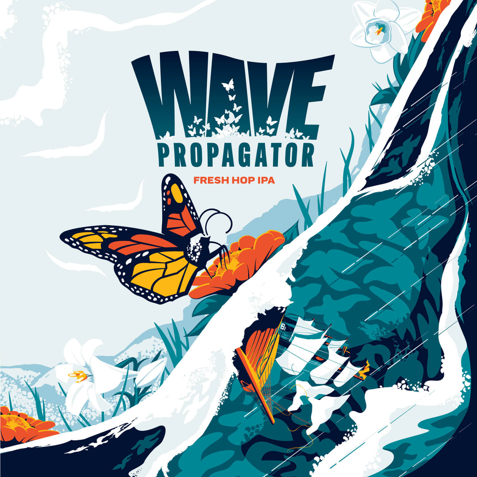 Stemma Brewing Company - Wave Propagator Fresh Hop IPA