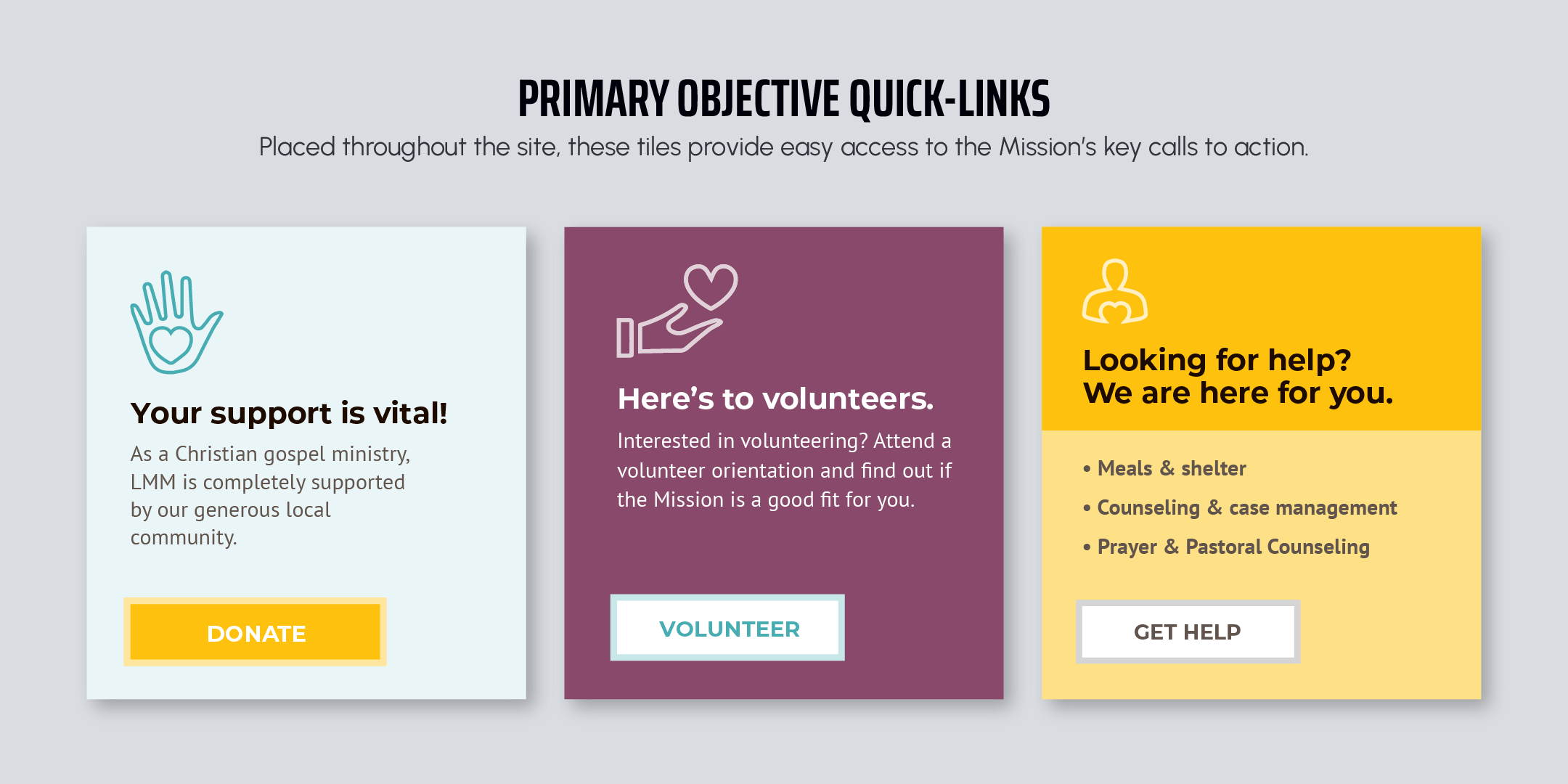 The Lighthouse Mission - Primary Objectives
