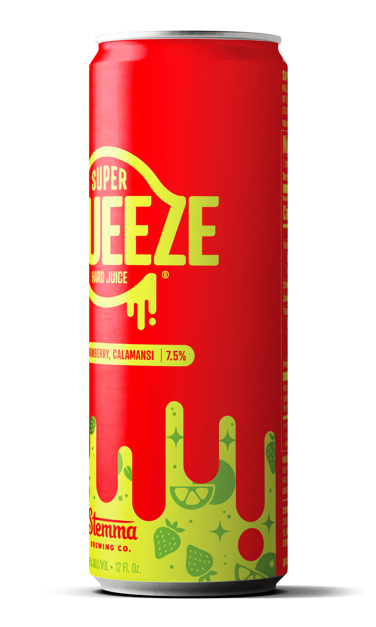 Stemma Brewing Co. - Super Squeeze Hard Juice - Orange, Strawberry, Calamansi