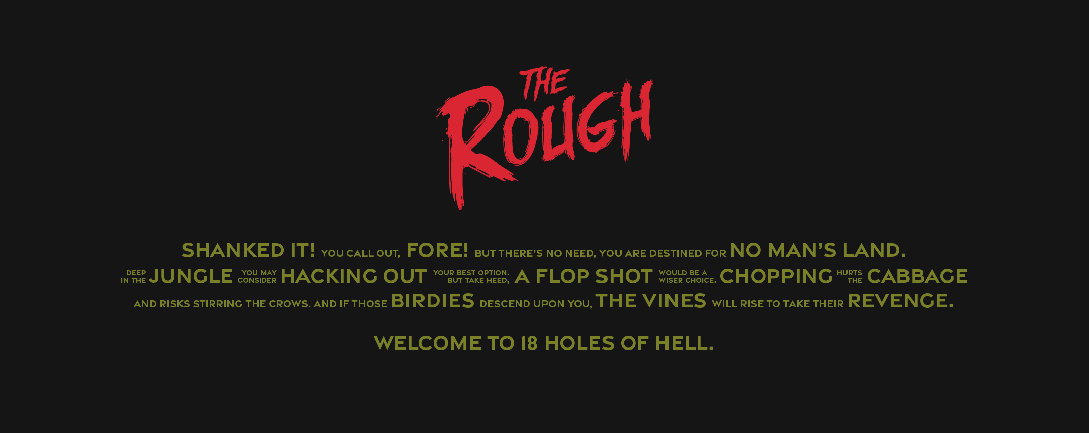 Hazardous - The Rough - Movie Credits