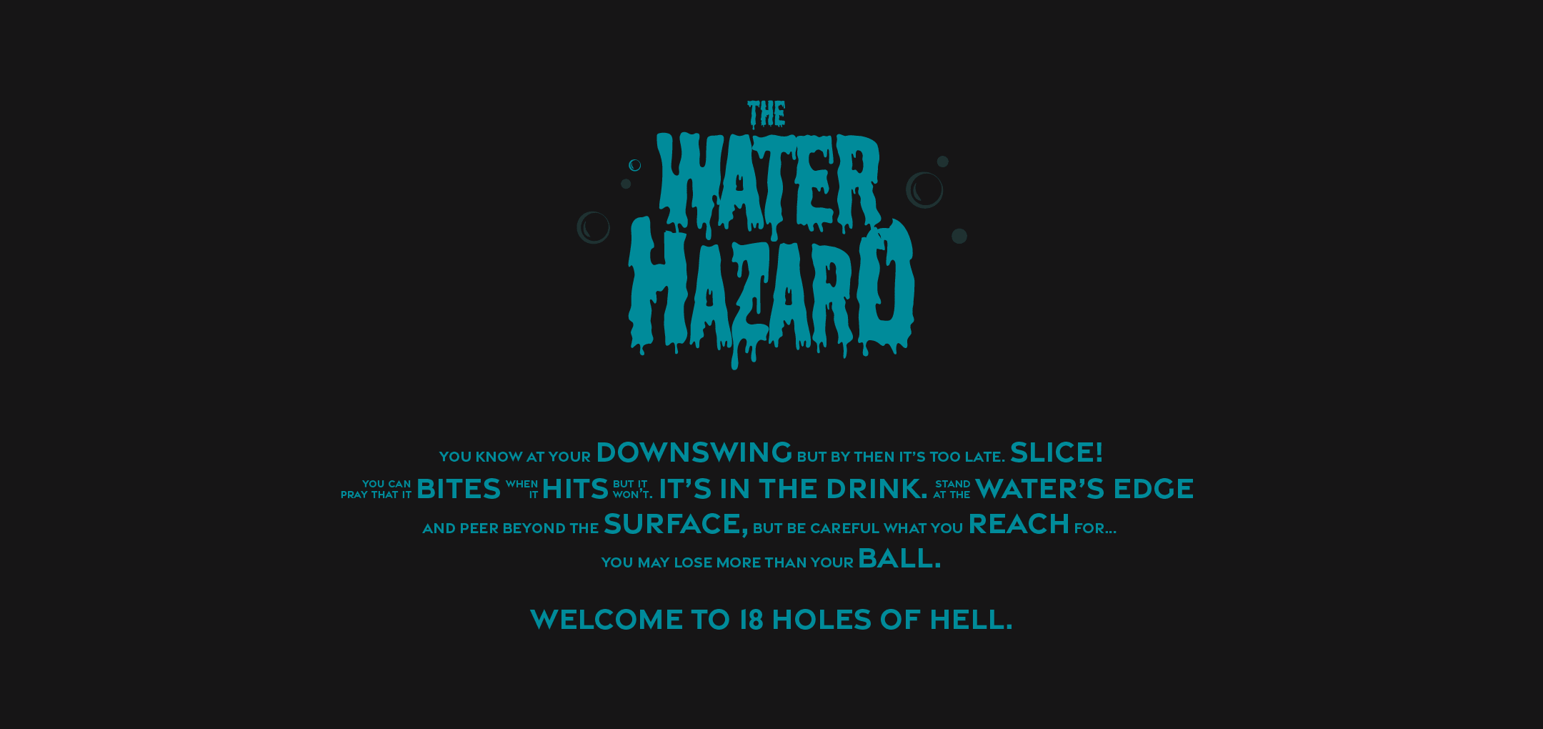 Hazardous - The Water Hazard - Credits