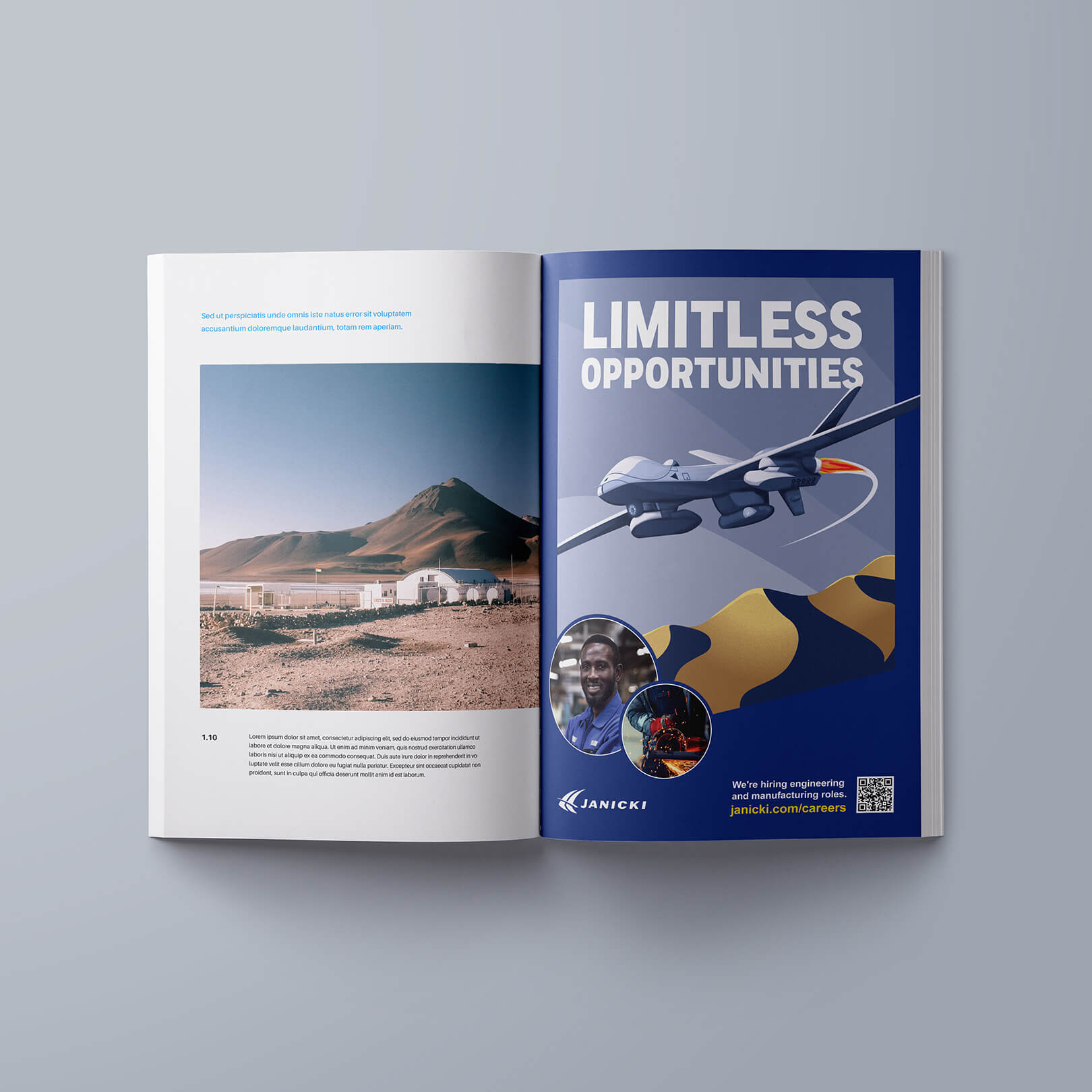 Janicki Industries - Magazine Ad - MQ-9