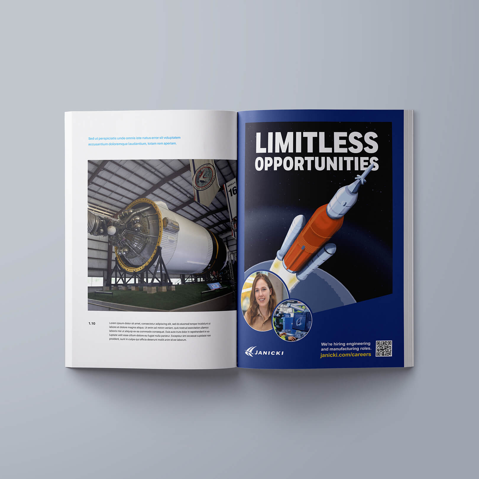 Janicki Industries - Magazine Ad - SLS