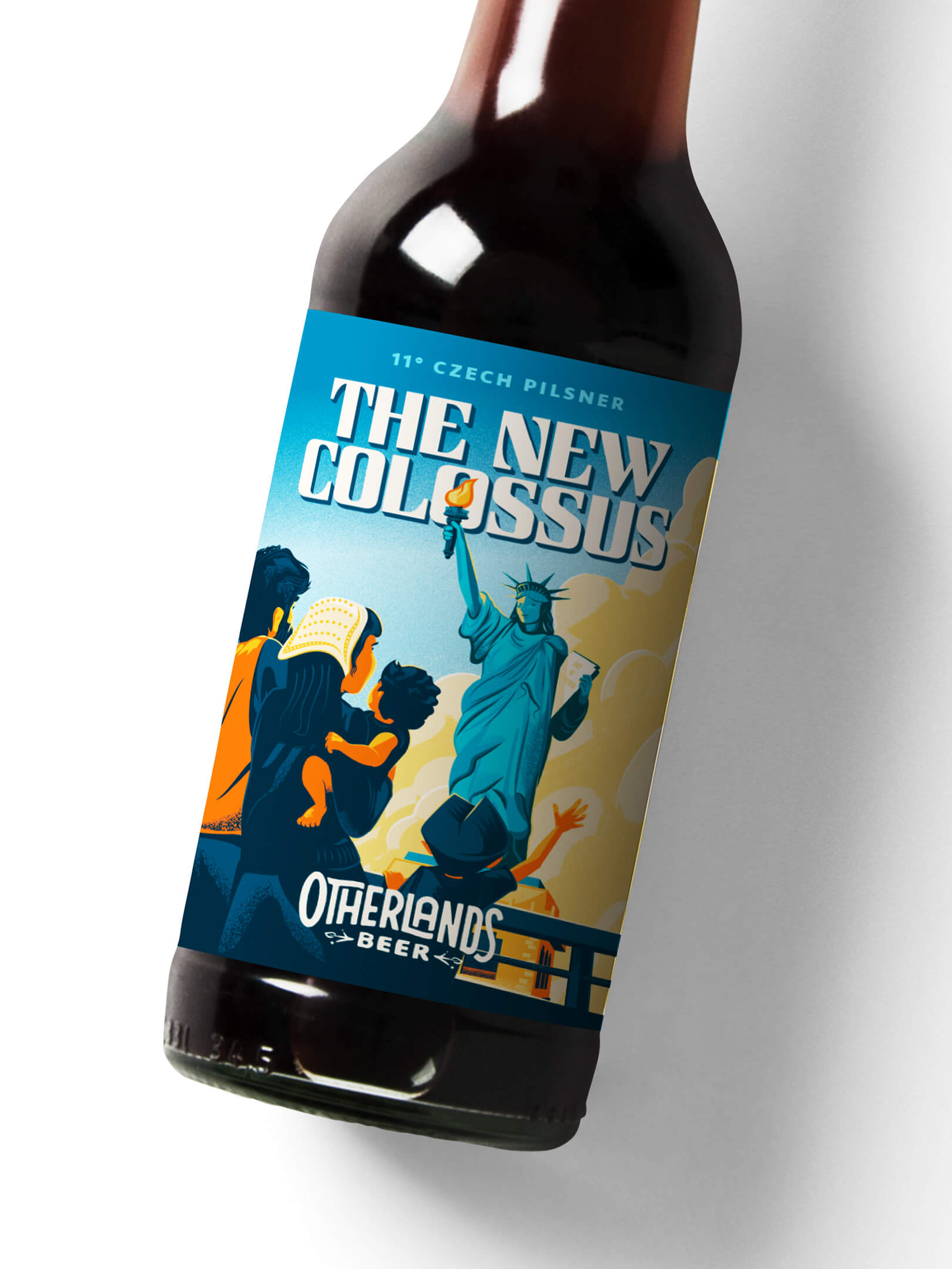 Otherlands Beer - The New Colossus - Bottle Label